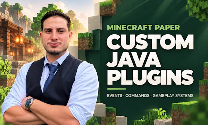 develop custom minecraft plugins for your server