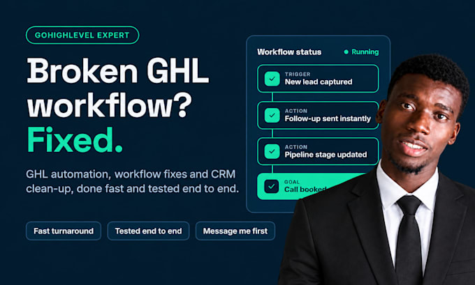 fix gohighlevel automation, ghl workflows and CRM issues