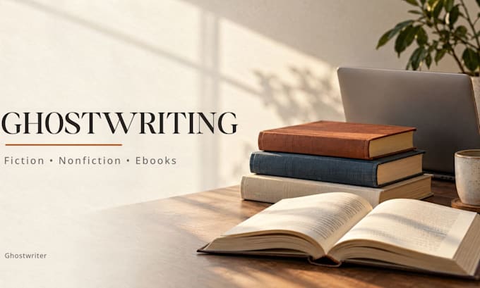 ghostwrite your fiction or nonfiction book and ebook