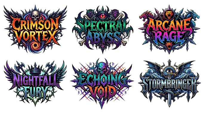 create a unique metal band logo
