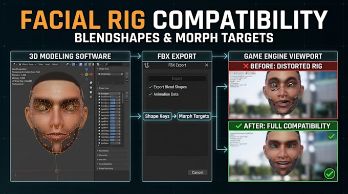 fix mixamo rigging, unity humanoid compatibility, and unreal engine character