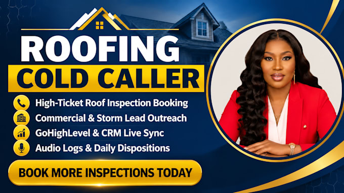 do cold calling for roofing contractors to book inspections