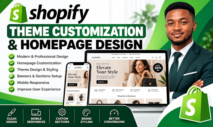 customize your shopify theme and design your homepage