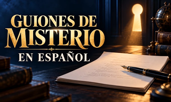 write original mystery and suspense scripts in spanish