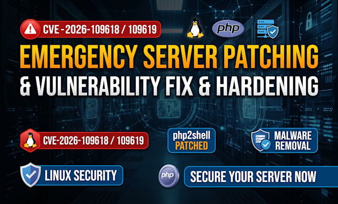 patch php2shell cves, fix php vulnerabilities, and harden linux servers