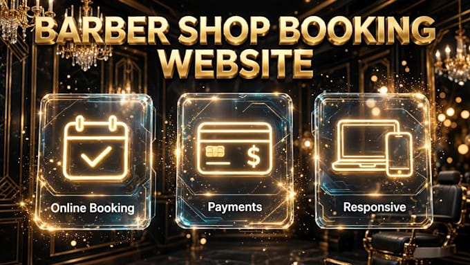 build barber shop booking website wordpress