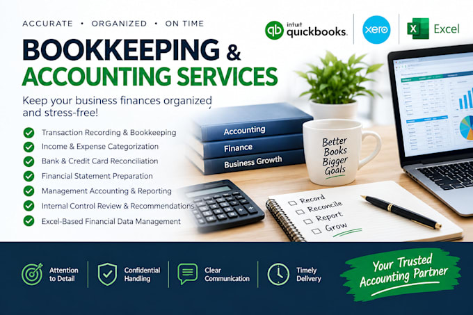 Basic Bookkeeping Graphics Do bookkeeping in quickbooks online and xero by Saeem_munshi | Fiverr