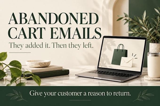 write abandon cart emails for your ecommerce store