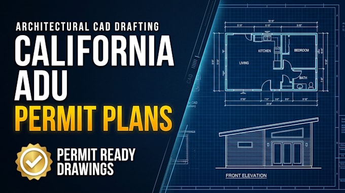 draw adu permit plans for california homeowners