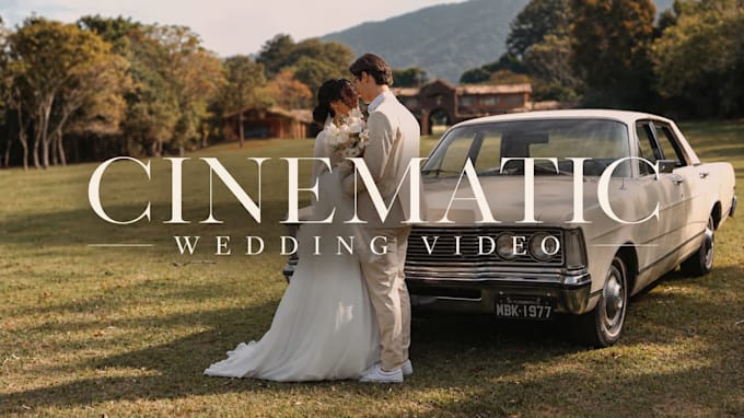 do romantic cinematic wedding video editing and wedding video editor