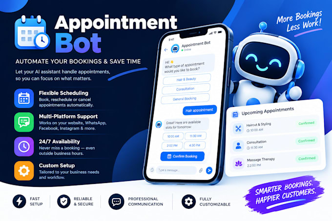 develop booking appointment bot,vfs bot,booking bot,vfs appointment