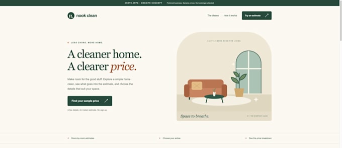 build a responsive landing page with a custom quote calculator