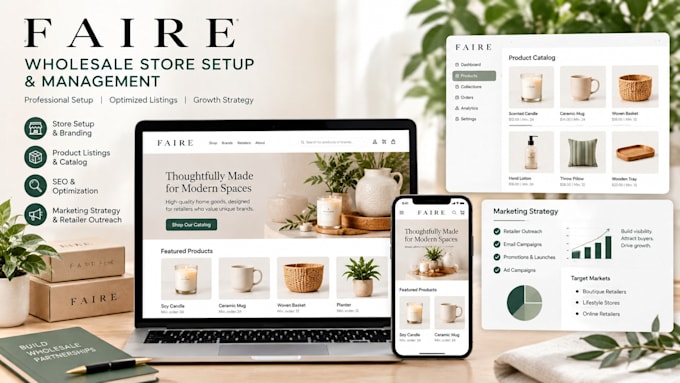 set up faire store