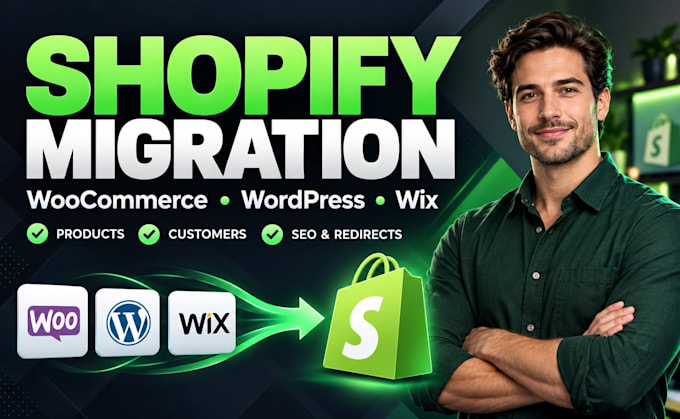 migrate woocommerce to shopify migration wordpress to shopify wix to shopify SEO