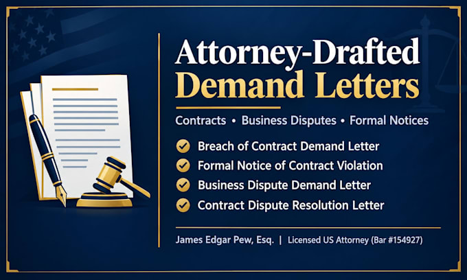 draft a powerful breach of contract demand letter
