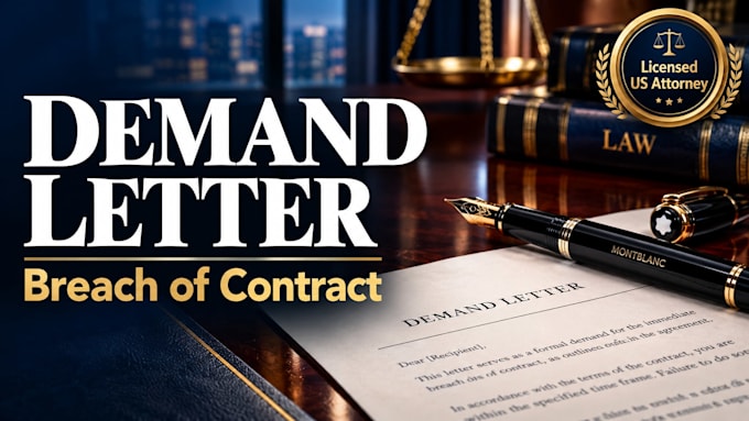 draft a powerful US breach of contract demand letter