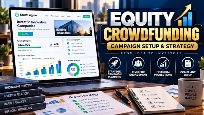 create an investor ready equity crowdfunding campaign for startengine