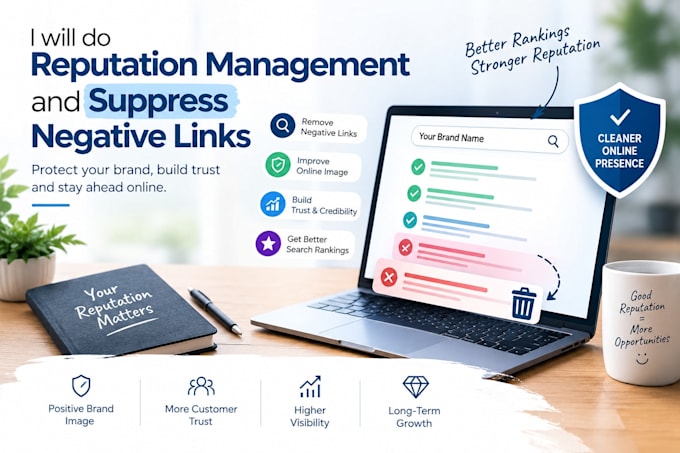 do reputation management and suppress negative links