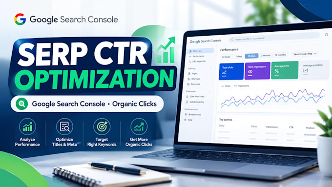 optimize serp CTR and google search console for organic clicks