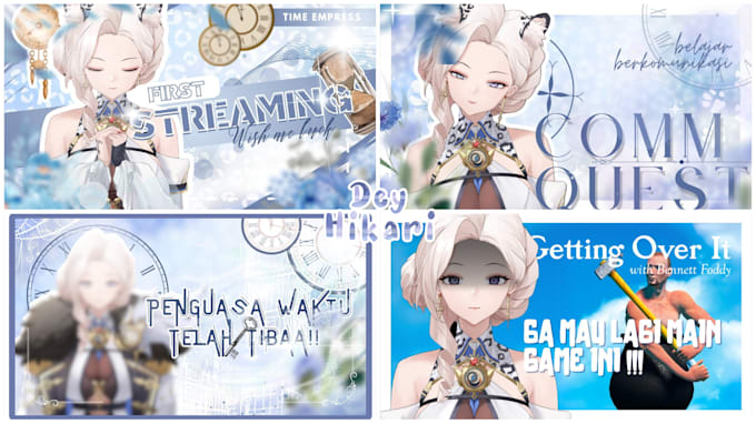 design vtuber thumbnails for streaming