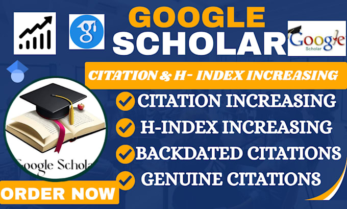 increase google scholar citations, backdated citations and h index score