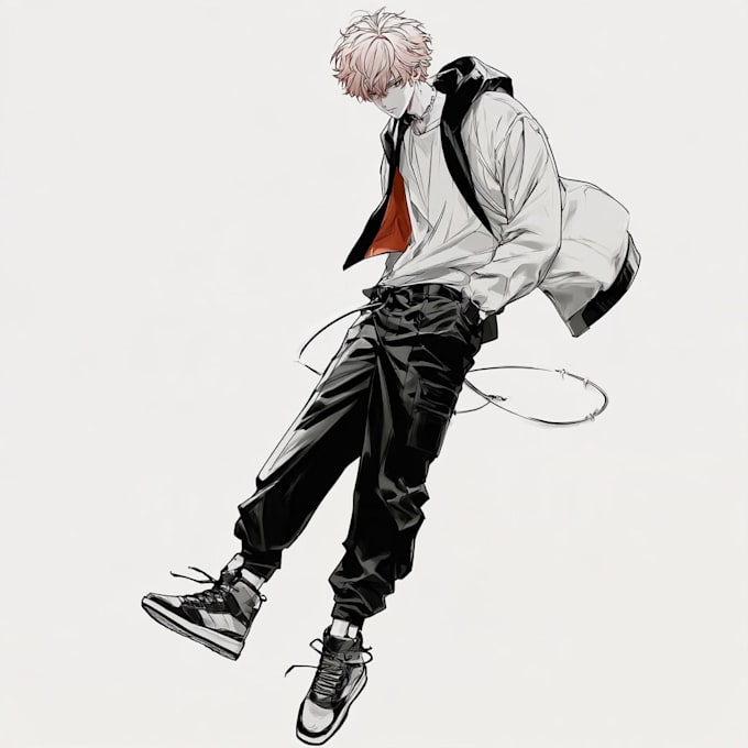 create a anime character art