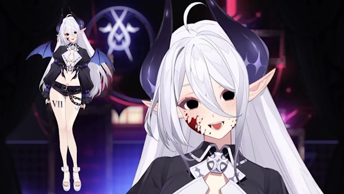 design and rig live2d vtuber model live 2d vtuber model 2d anime live2d model
