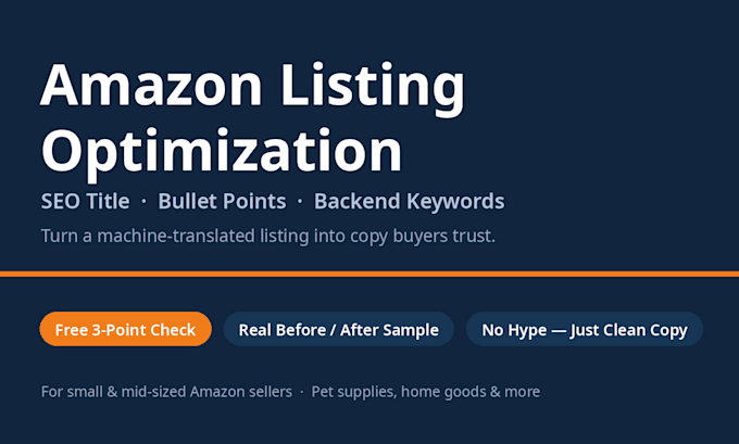 optimize your amazon listing with seo title and bullet points