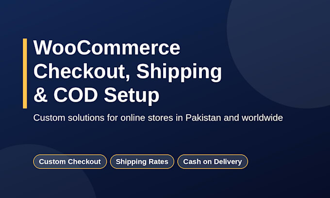 customize your woocommerce checkout shipping and cod