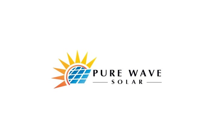 do modern solar panel, power, energy, electrical logo