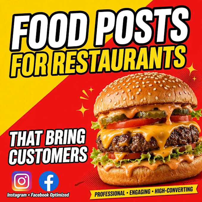 design food social media posts for restaurant instagram