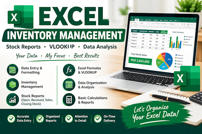 create excel inventory management and stock reports