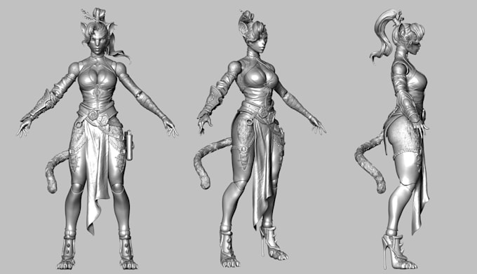 create 3d sculpting for 3d printing, 3d action figure articulated