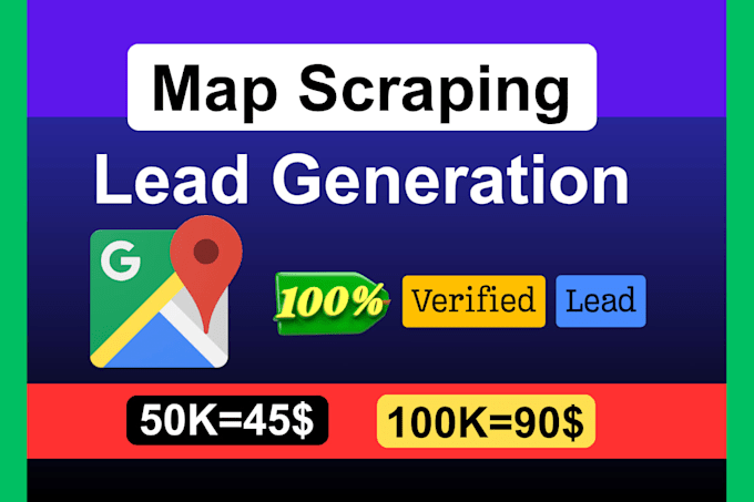 provide b2b email list from google map data scraping for lead generation