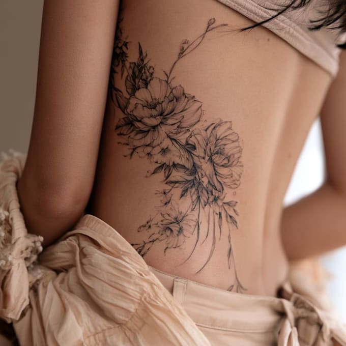 design a minimalist fine line tattoo