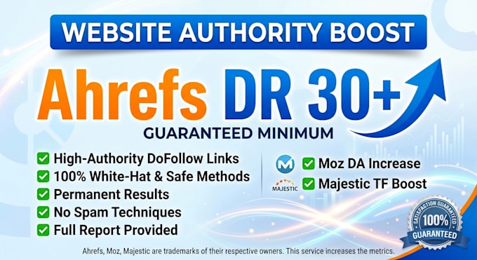 increase ahrefs domain rating dr30 plus