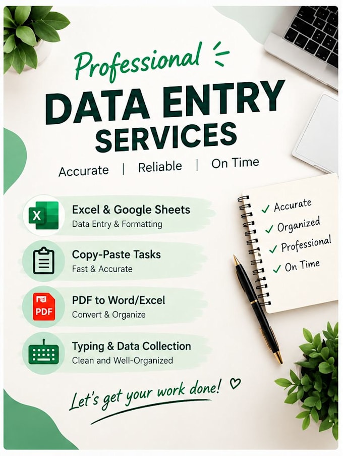do accurate data entry
