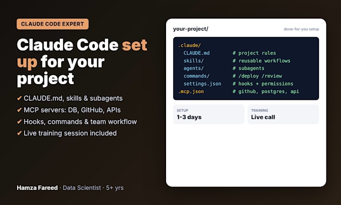 be your claude code expert for setup, mcp, skills and workflows