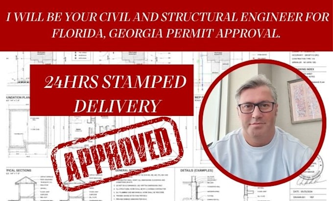 be your civil and structural engineer for florida, georgia permit approval