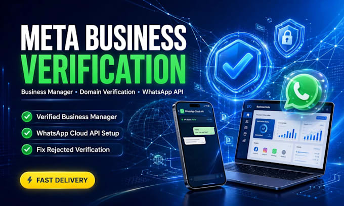 do meta business verification, business manager, whatsapp cloud api setup