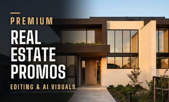 create a cinematic real estate property promo video