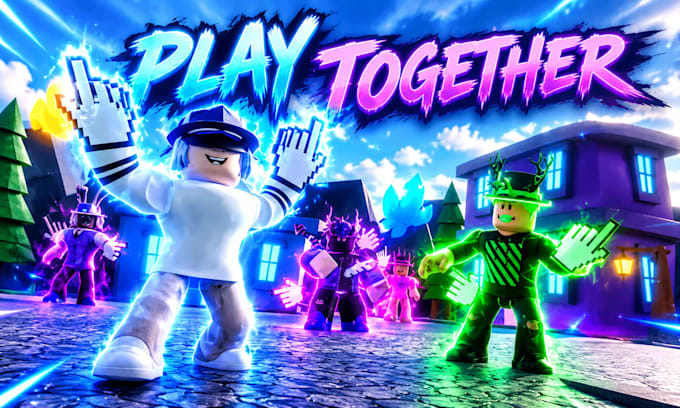 Design custom thumbnail and banner for twitch stream, kick roblox game ...