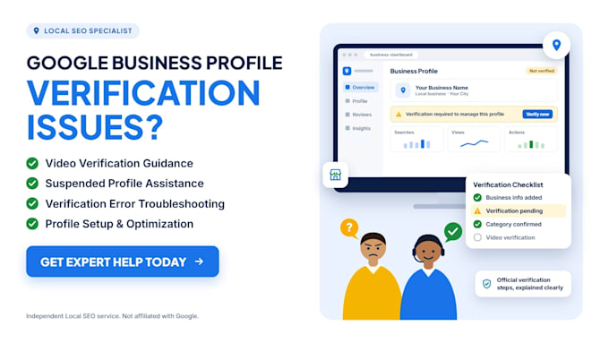 help troubleshoot google business profile verification issues