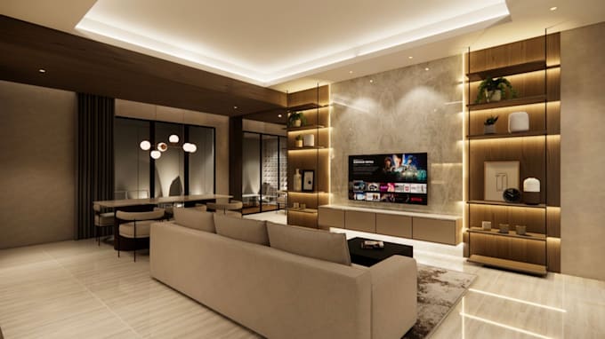 do interior design of residential project