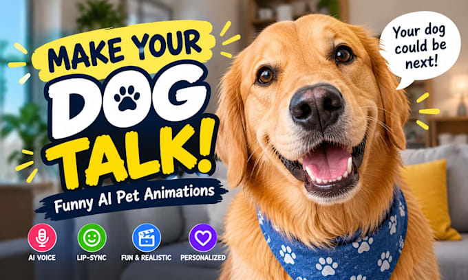 turn your pet into a funny ai talking dog video