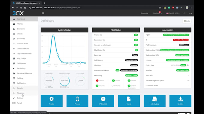 install setup and troubleshoot 3cx voip system for you