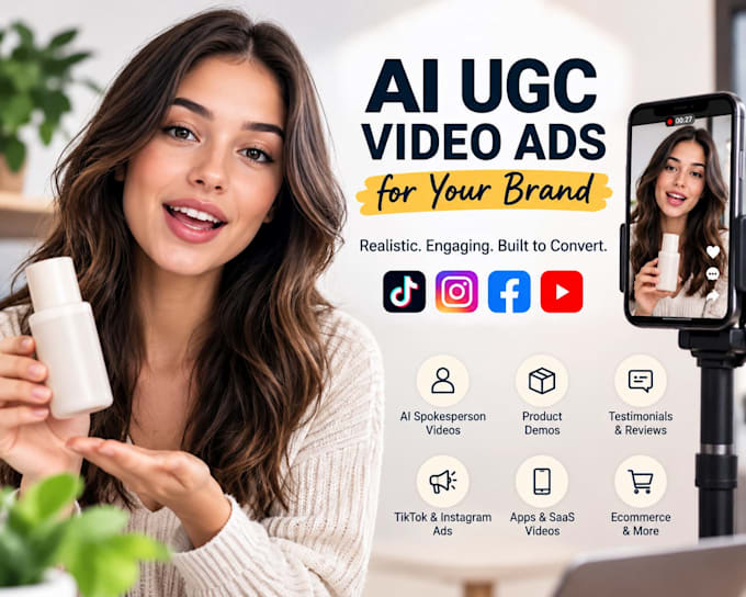 do ai spokeperson ugc for commercial video ads