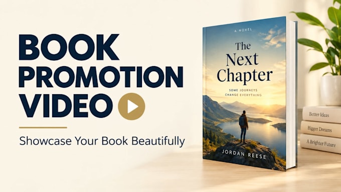 create an engaging book promotion video for social media