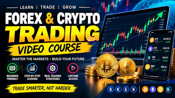 create quality forex and crypto trading video course