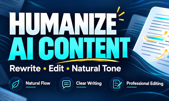 rewrite, edit and humanize ai generated text naturally